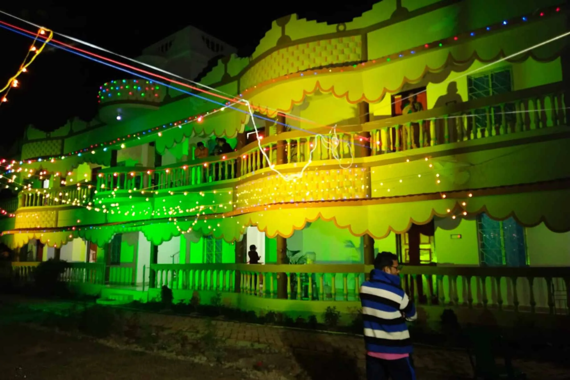 sundarban porijayee resort and hotel night amazing view