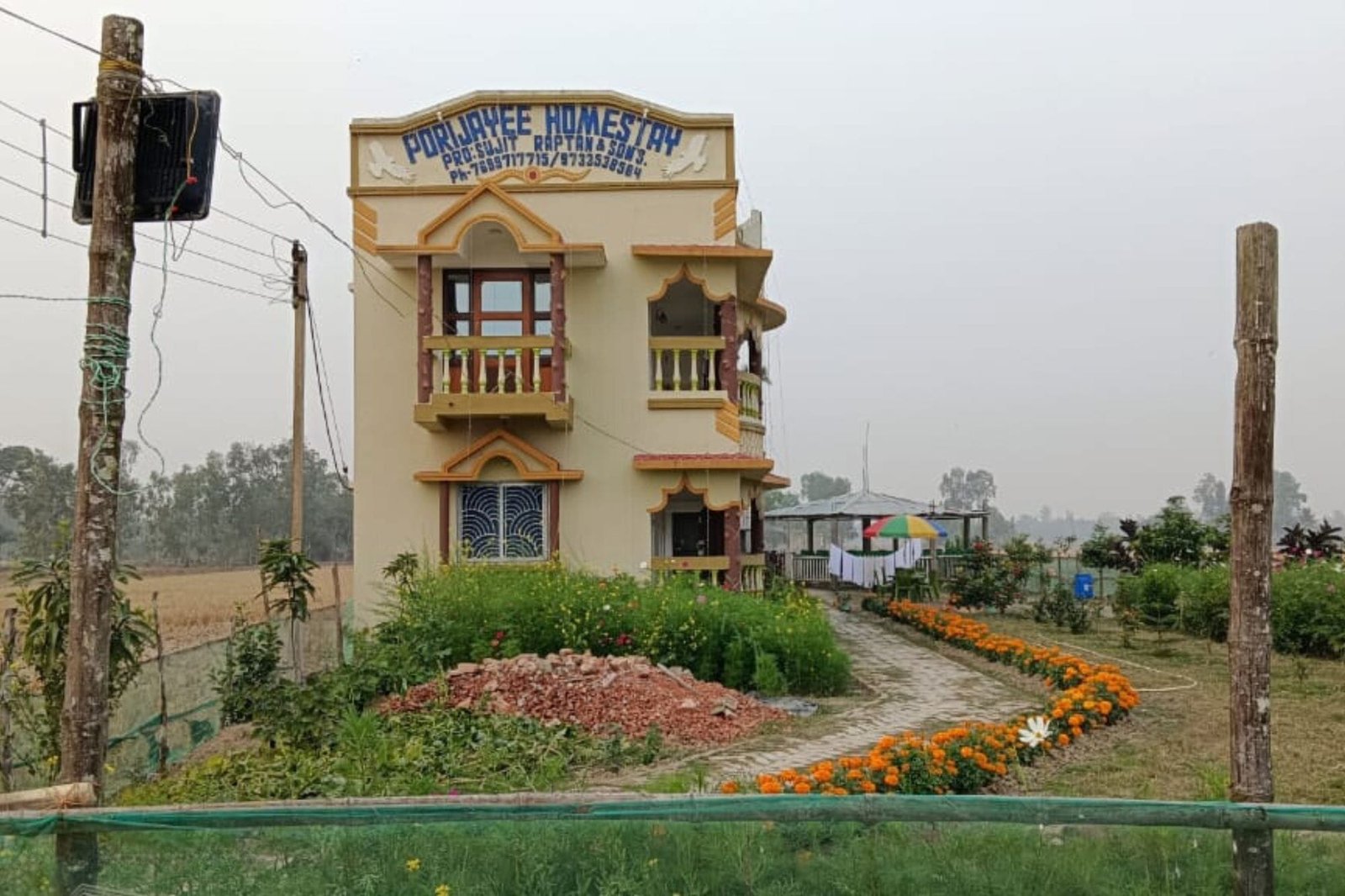 sundarban porijayee resort winter morning view